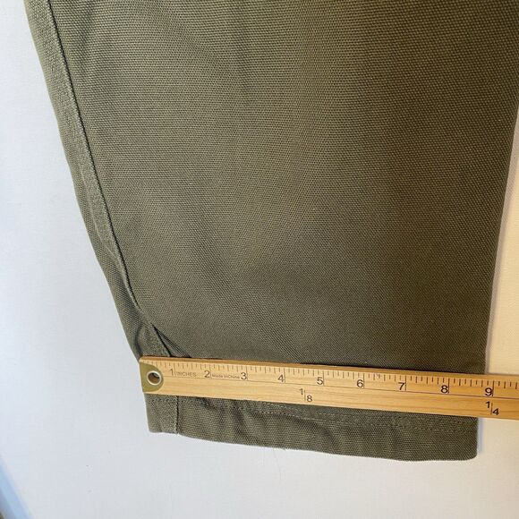Duluth Trading Cargo Canvas Pants Men’s 36x29 Olive Green Work Outdoor Casual - Picture 9 of 12